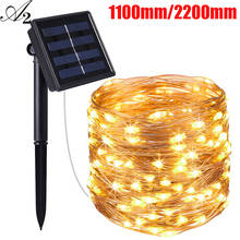 A2 Christmas Decoration Led Twinkle Lamp Solar Power Lights Multicolor Outdoor Party Garland Garden Waterproof String Lights 2024 - buy cheap