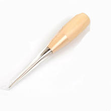 Portable Professional Wood Handle Cloth Awls Hole Punching Leather Stitching Awl Craft Stitching Leather Supplies 2024 - buy cheap