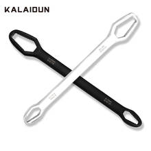 KALAIDUN Ratchet Wrench Universal Keys Double-Head Spanner 8-22mm Hex Key Screw Nuts Wrenches Car Bicycle Bike Repair Hand Tools 2024 - buy cheap