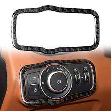 Left Drive Headlight Switch Panel Decor Sticker for Alfa Romeo-Giulia 17-19 Switch Panel Decor Sticker 2024 - buy cheap