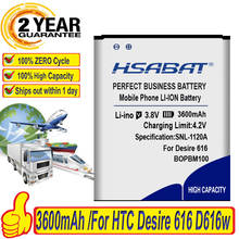 HSABAT-Batería de 3600mAh para HTC Desire 616, D616w, v3, D616H, d616d, BOPBM100 2024 - compra barato