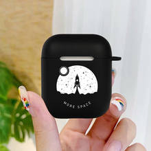 Universe Planet Earphone Case For Airpods Pro 2 1 Case Astronaut Star Map Soft Black Silicone Earphone Cover For Apple Airpods 3 2024 - buy cheap