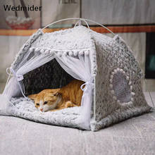 2020 tenda para cães e gatos, barraca de casa para animais de estimação, quente e confortável, camas para cães pequenos, cama de qualidade superior 2024 - compre barato