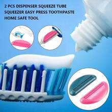 2PCS Toothpaste Squeezer Squeeze Tooth Paste Tube Cosmetics Cleanser Extruder Clamps Toothpaste Dispenser Toothpaste Clip 2024 - buy cheap
