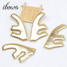 IBOWS 10pcs Antlers Padded Applique Christmas Patches Crafts for DIY Children Headwear Hair clips Accessorie Garment Decorations 2024 - buy cheap