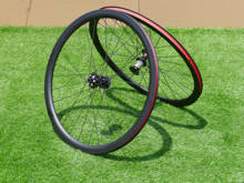 Ultra Light Wheel 38mm Full Carbon Road Cyclocross Bike Clincher Wheelset for Disc Brake Thru Axle  Front 110*12mm / Rear 148*12 2024 - buy cheap