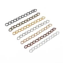 100pcs/lot 50mm 70mm  Necklace Extension Chain Bulk Bracelet Extended Chains Tail Extender For DIY Jewelry Making Findings 2024 - buy cheap