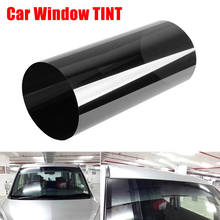 20cm x 150cm filme matiz da janela do carro para o pára-brisas do carro filme solar preto anti-uv sun shade carro proteção solar adesivo filme 2024 - compre barato