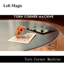 Máquina de canto (tcm) de junção com arco de mágica, cartão de mágica de imitação, adereços de mágica rasgados, restaura o convés do mágico 2024 - compre barato