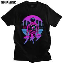 Camiseta con estampado japonés Synthwave Akira para hombre, camisa de Anime 100% algodón, manga corta, Vaporwave Neo Tokyo Shotaro Kaneda, regalo 2024 - compra barato