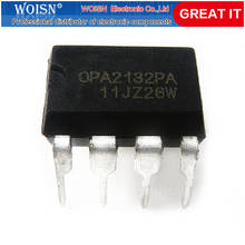 Amplificador de áudio op amp ic chip, 5 peças, opa2132pa opa2134pa opa2132 opa2134 dip-8 áudio, chip duplo canal, novo e original ic 2024 - compre barato