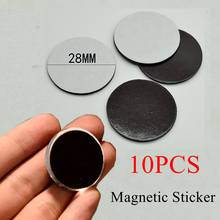 DIY 10 PCS Set 23mm/28mm Round Magnetic Sticker Fit Glass Cabochon 25mm 30mm Fridge Magnet DIY Refrigerator Stickers Supplies 2024 - buy cheap