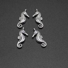 10pcs charme hippocampus alloy pendant DIY acessórios artesanais de jóias pingente 2024 - compre barato