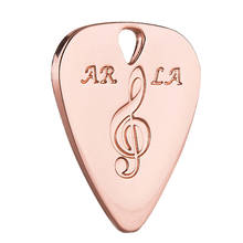 Quality 1Pcs Metal Guitar Pick 0.38mm Thin Durable Silver Color Professional Bass Ukelele Guitar Picks rose gold 2024 - buy cheap