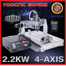 USB CNC axis CNC router wood carving machine milling engraving machine CNC engraver control, 6040 four axis USB model, 4 axis 2024 - buy cheap