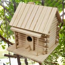 Bird House Wall-Mounted Wooden Nest Dox Nest House Bird House Bird Box Wooden Box Cage Decoration Garden Ornament 2024 - buy cheap