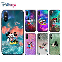 Funda negra suave de Mickey y Minnie para Xiaomi Redmi 10X Pro, 9C, 9A, 9I, 9T, 9 GO, K30S Ultra, K20, 8, 7, S2, 6, 5, 4X Pro 2024 - compra barato