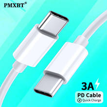 3a carregador de carregamento rápido cabo usb c para tipo c pd sincronização de dados linha para xiaomi redmi 10x pro huawei telefone móvel carga rápida palavra 2024 - compre barato