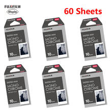 10-60 Sheets Fujifilm Instax Mini 9 Film Monochrome Fujifilm Instant Camera 7 8 9 25 50s 70 90 SP Smartphone Photo Printer Paper 2024 - buy cheap