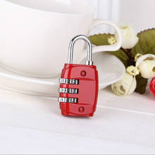 Keyed Anti-Theft Locks Padlock 3 Dial Digit Password Combination Password Lock Suitcase Luggage Metal Code Lock Mini Coded 2024 - buy cheap