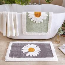 Коврик для ванной, нескользящий коврик из микрофибры с цветочным рисунком 2024 - купить недорого