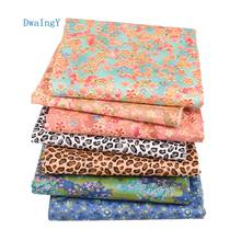 DwaIngY 7Pcs/Lot Twill Cotton Fabric For Patchwork,DIY Sewing,Quilting Cloth Fat Quarters Baby Doll Material 40cmx50cm/Piece 2024 - buy cheap