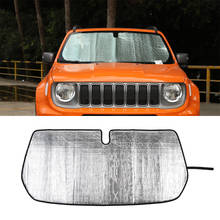 Car Front Windshield Sunshades Sun Visor Cover for Jeep Renegade 2016 2015 2016 2017 2018 2019 2020 Anti UV Interior Accessories 2024 - buy cheap