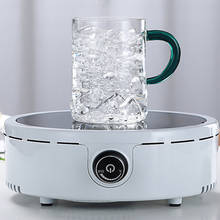 Copo de chá de vidro de borosilicate alto de 300 ml copos de suco resistentes de alta temperatura copo de leite de café copo de cerveja de champanhe 2024 - compre barato