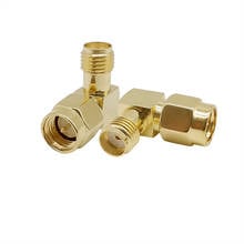 1/2Pcs Right Angle 90 Degree SMA Male to SMA Female RF Coaxial Connector L Shape Adapter SMA Cable Assembly 2024 - buy cheap