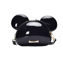Disney-Bolso de princesa Minnie pu para mujer, bandolera de hombro con correa para el hombro, bandolera de hombro para chica, bolso de Mickey mouse 2024 - compra barato