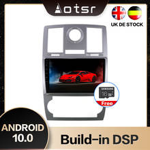 AOTSR-reproductor Multimedia con GPS para coche, autorradio 10,0 estéreo con Android, DSP, CarPlay, para Chrysler 300C Jeep Dodge 2004-2014 2024 - compra barato