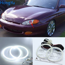 Kit de luces de circulación diurna DRL para Hyundai, kit de Ojos de Ángel led, color blanco superbrillante, 1996 SMD, 1997, 1998, 1999, 3528 2024 - compra barato