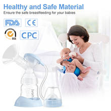 Electric Double Breast Pumps,Nursing Hospital Grade Breastfeeding Pump Strong Suction Power with Two Sizes Flange Choose 2024 - buy cheap