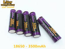 Batería de energía USB 3,7 V 18650 3500mAh Li-ion USB 5000ML, batería recargable, luz indicadora LED, carga CC + cable USB 2024 - compra barato