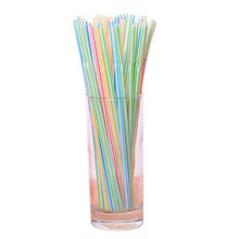 1000Pcs Disposable Flexible Straws Plastic Drinking Supplies 2024 - buy cheap