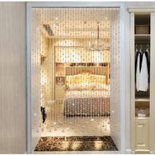 Home decoration crystal pearl curtain screen partition living room porch corridor bedroom bathroom curtain 2024 - buy cheap