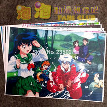 Póster de Inuyasha de Anime para sala de estar, imágenes de pared para sala de estar, carteles de película, regalo, 8 unids/set por Set 2024 - compra barato