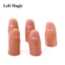 5 шт. мягкий наконечник большого пальца искусственный магический трюк крупным планом исчезающий палец реквизит для фокусов игрушка смешной розыгрыш вечеринка 2024 - купить недорого