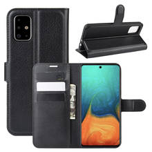 A7150 Case for Samsung Galaxy A71 SM A715F Cover Wallet Card Stent Book Style Flip Leather Protect black 715A 71A 71 A 715 7150 2024 - buy cheap