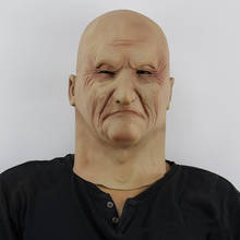 Halloween Masks Funny Latex Old Man Mask Male Disguise Fancy Head Rubber Party Costumes Villain Joke Xmas Cosplay Costume Props 2024 - buy cheap