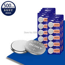 Sony-batería de litio para reloj de juguete, de 3v pila de botón, cr2025 ECR2025 BR2025 DL2025 KCR2025 LM2025, original, 500 Uds. 2024 - compra barato