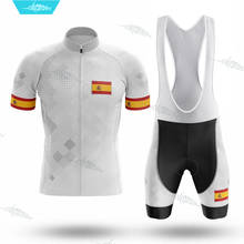 Spain Cycling Jersey 2021 Summer Short Sleeves Cycling Clothing Breathable MTB Bike Cycling Suit Maillot Ropa Ciclismo Jersey 2024 - buy cheap