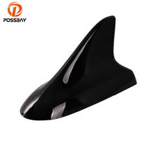 POSSBAY Universal Car Roof Decoration Black Shark Fin Antennas for Renault Ford Kia Toyota Audi Peugeot Car Aerials Stickers 2024 - buy cheap