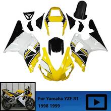 Carenado de inyección ABS para motocicleta YAMAHA, Kit de protección de carrocería, YZF R1 1998 1999, YZFR1 R1 98 99 2024 - compra barato