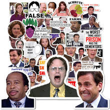 50pcs/set Friends the OFFICE TV SHOW Waterproof Fun Stickers Toy Luggage Sticker Motorcycle Luggage Notebook DIY Label Sticker 2024 - buy cheap