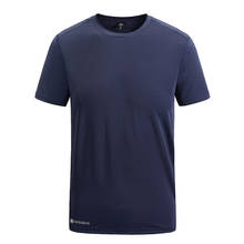 Camiseta de cuello redondo para hombre, ropa deportiva informal de secado rápido, transpirable, 6 colores, talla grande L- 7XL, 8XL, Verano 2024 - compra barato
