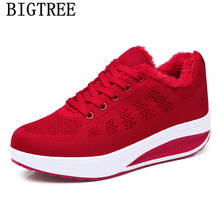 Red Sneakers Winter Shoes Women Casual Shoes Women Basket Femme Sneakers Woman Shoes Sneakers Short Plush Ladies Sneakers 2022 2024 - buy cheap