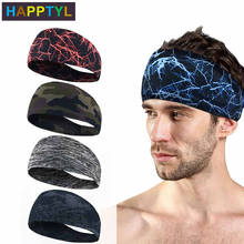 HAPPTYL Men Women Headband Sweatband & Sports Headband for Running Crossfit Working Out - Performance Stretch & Moisture Wicking 2024 - buy cheap