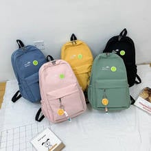 2021 New Nylon Kawaii Student  Middle High Cute School Bag For Girl Teenager Women Backpack 2024 - buy cheap