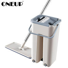 ONEUP Magic Cleaning Mop Bucket Hands-free Floor Cleaning Mop Dry And Wet Use Magic Automatic Rotation Self-cleaning Lazy Mop 2024 - buy cheap